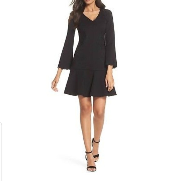 Kobi Halperin Designer Dress NWT M BLK - Picture 1 of 8